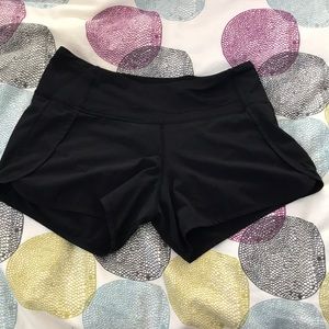 Black Lululemon Running shorts